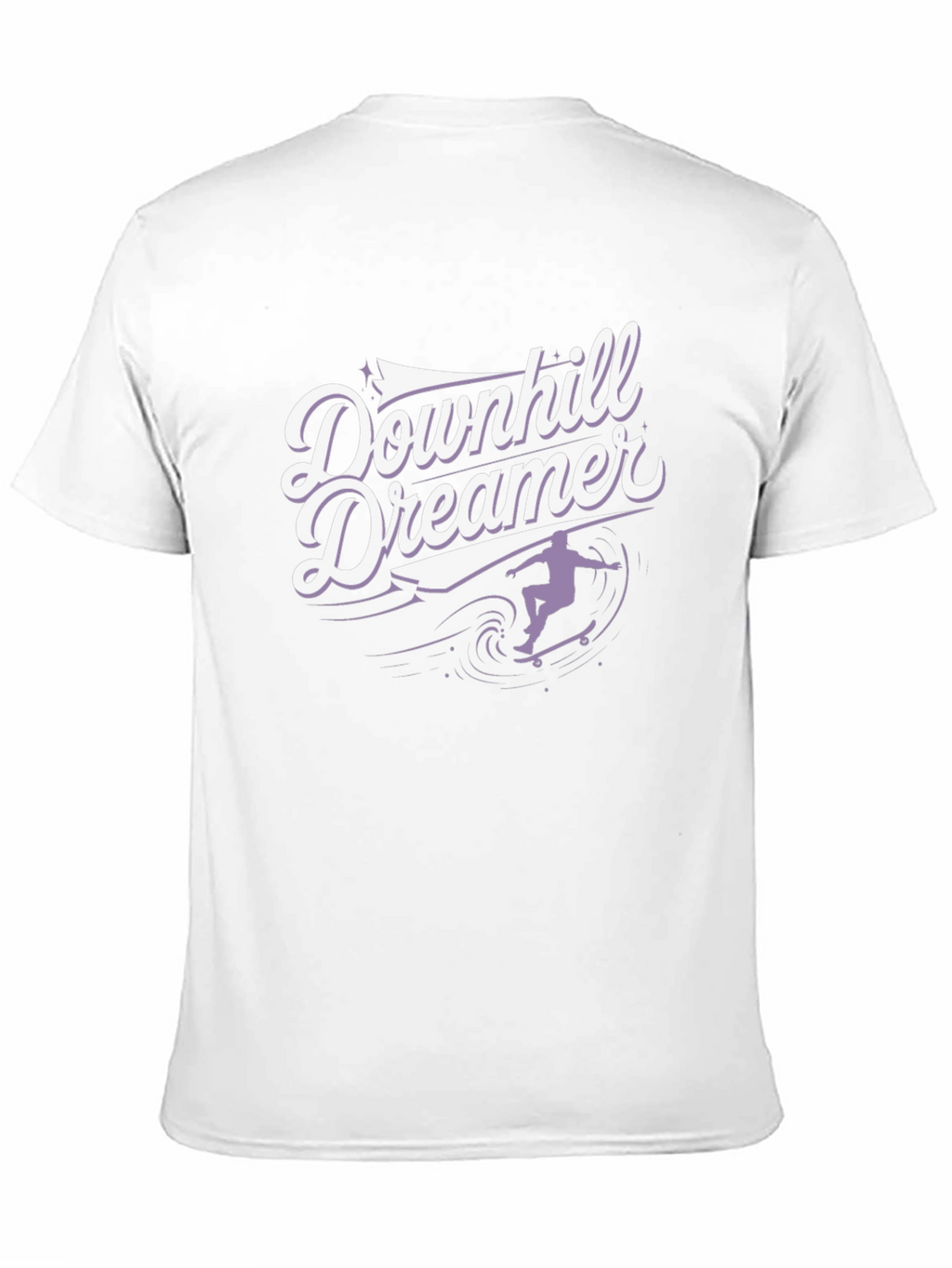 Downhill Dreamer Graphic T-Shirt - Skateboard Design