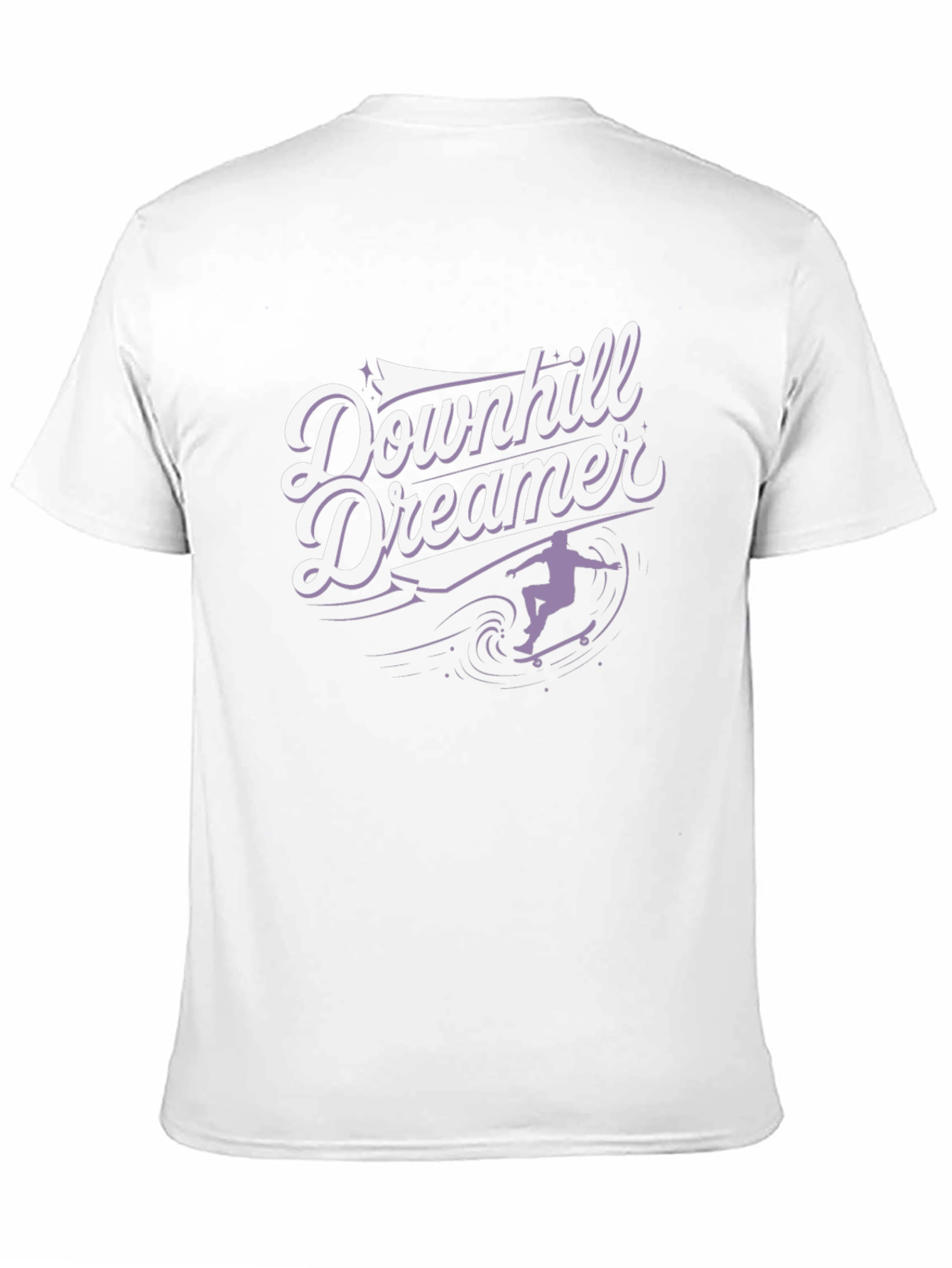 Downhill Dreamer Graphic T-Shirt - Skateboard Design
