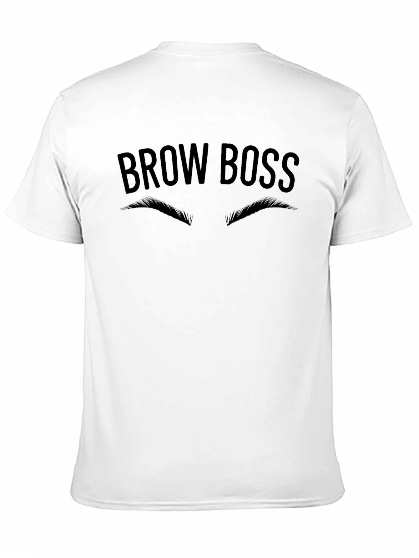 Brow Boss Graphic Tee - Unisex Black T-Shirt