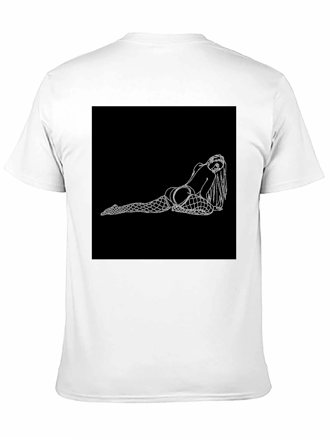 Black T-Shirt with Graphic Print