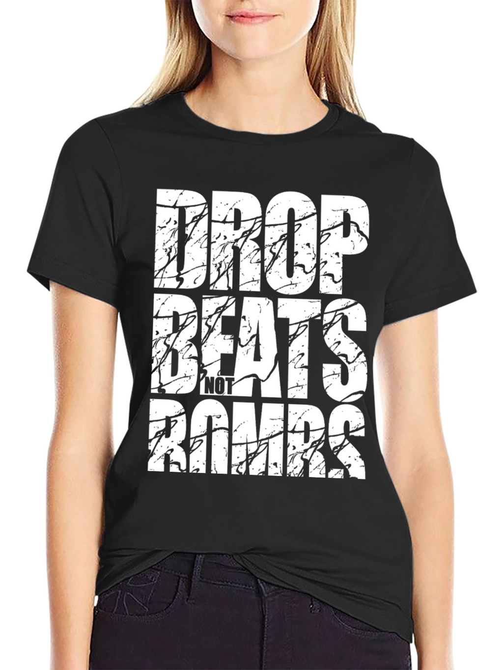 Drop Beats Not Bombs Graphic T-Shirt