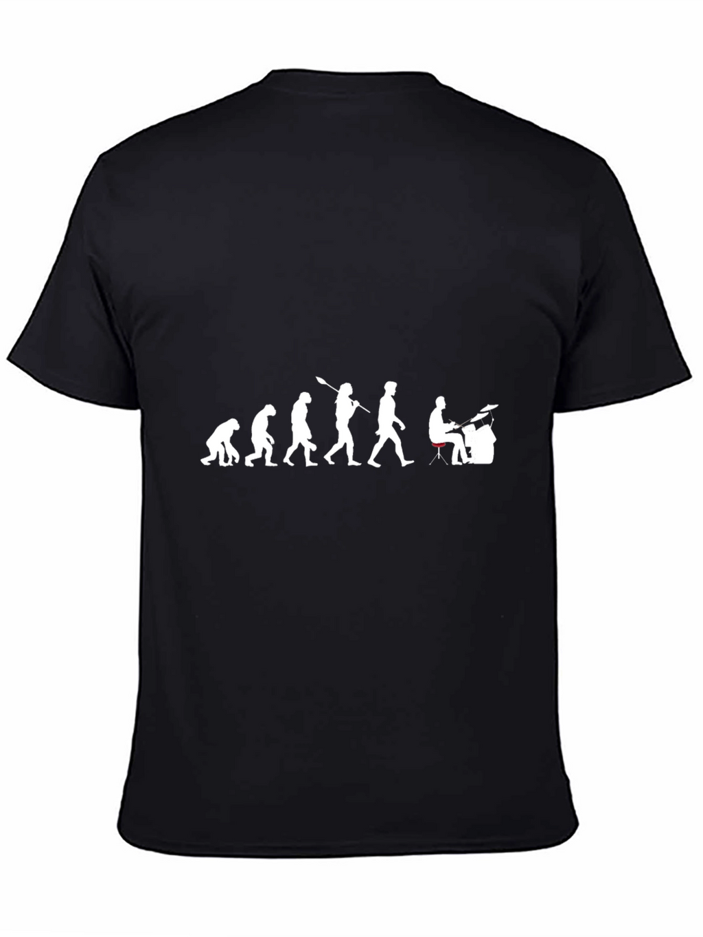 Evolution of Drummer T-Shirt - Funny Musician Tee