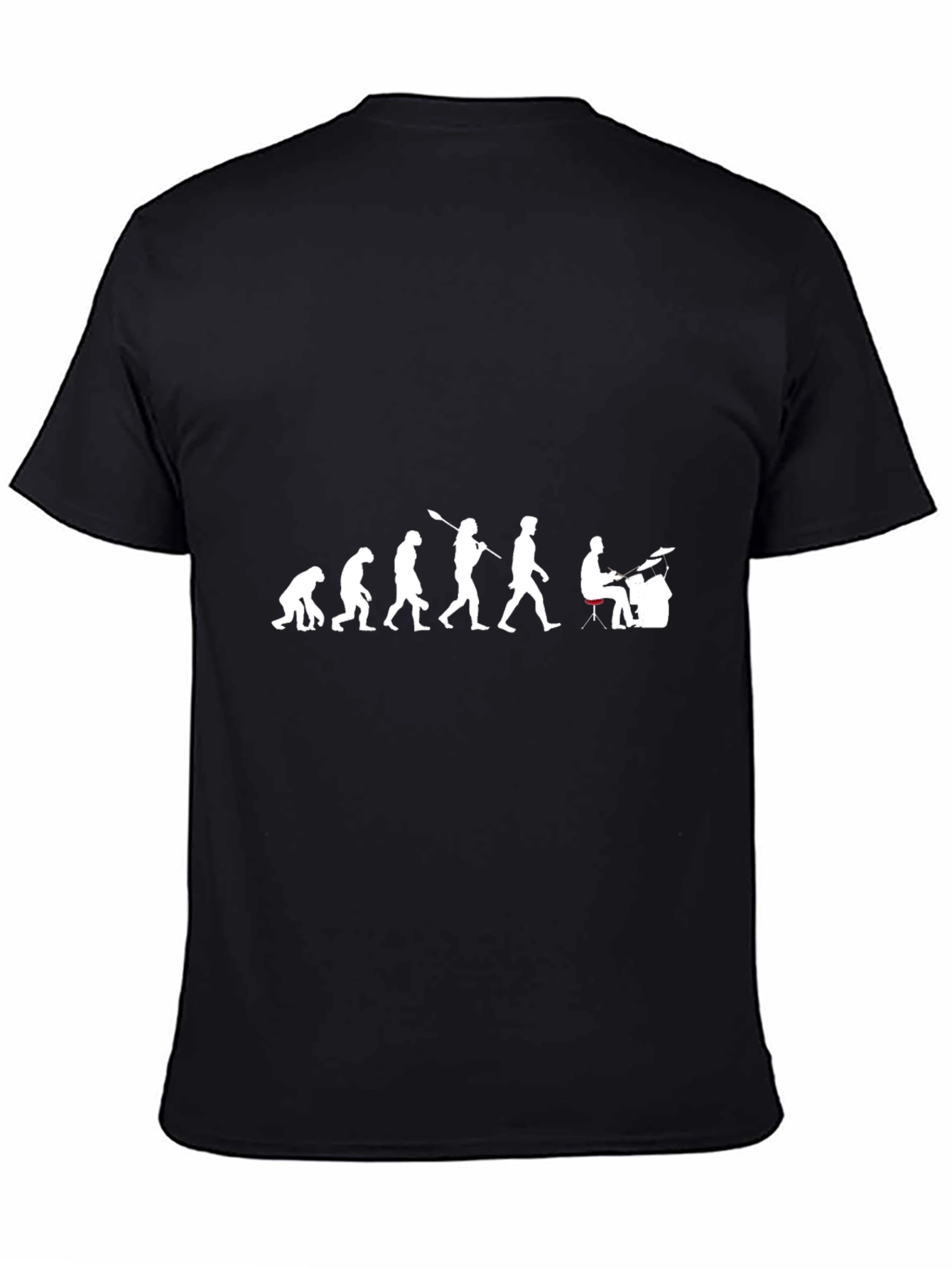Evolution of Drummer T-Shirt - Funny Musician Tee