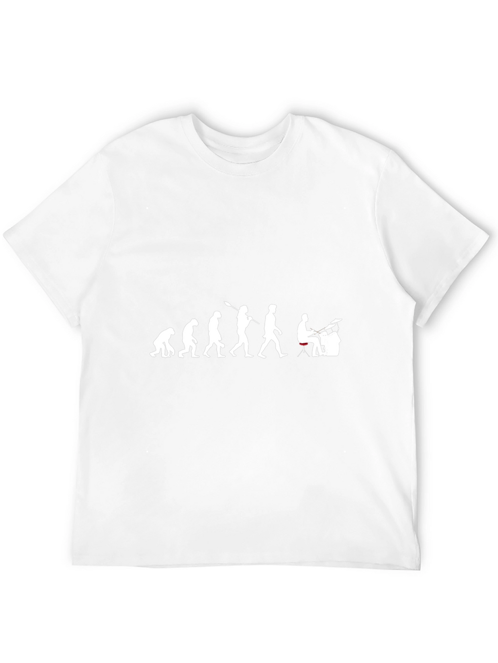 Evolution of Drummer T-Shirt - Funny Musician Tee