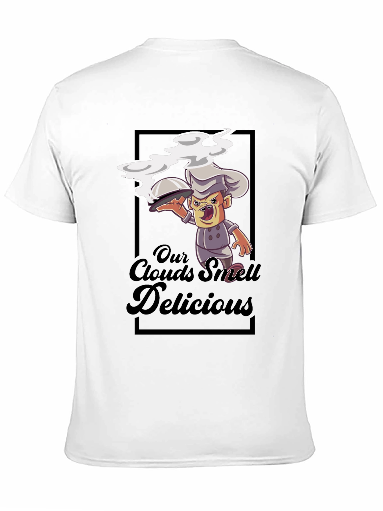 Our Clouds Smell Delicious Black T-Shirt