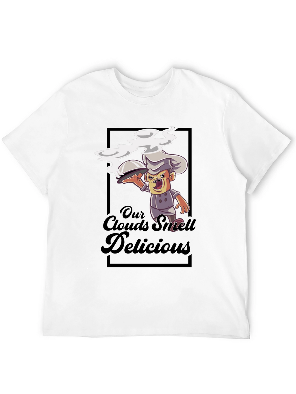 Our Clouds Smell Delicious Black T-Shirt
