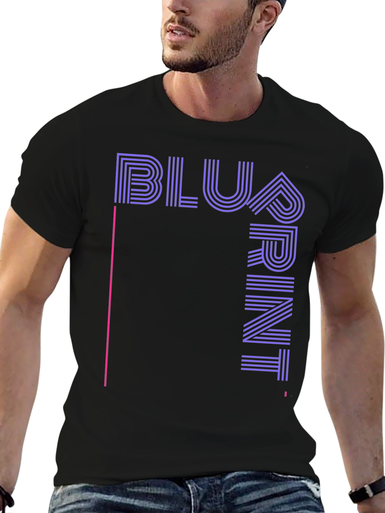 Blueprint Graphic Tee - Cool Minimalist Design