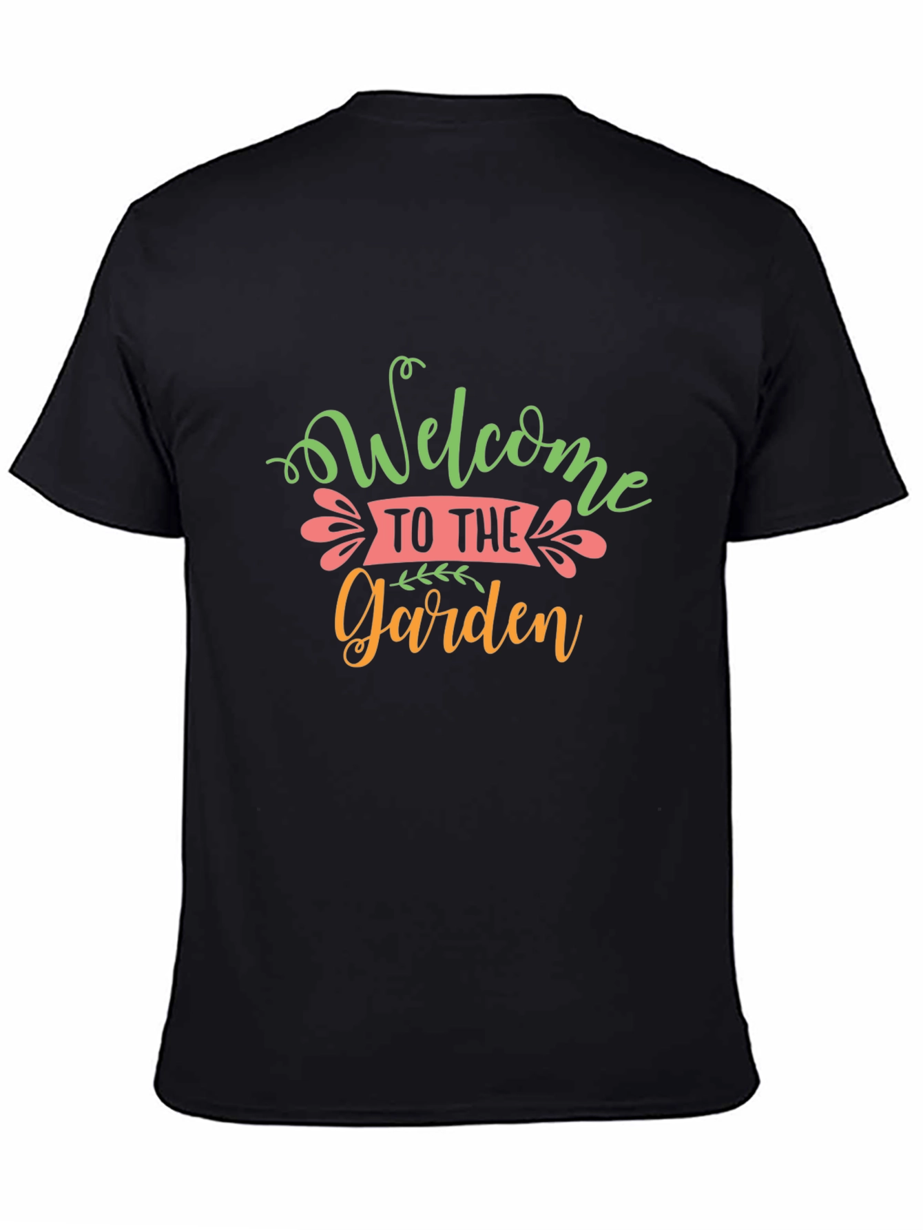 Welcome to the Garden Black T-Shirt