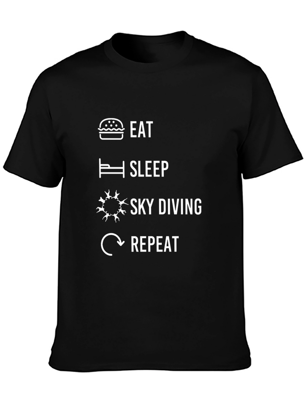 Eat Sleep Skydiving Repeat T-Shirt