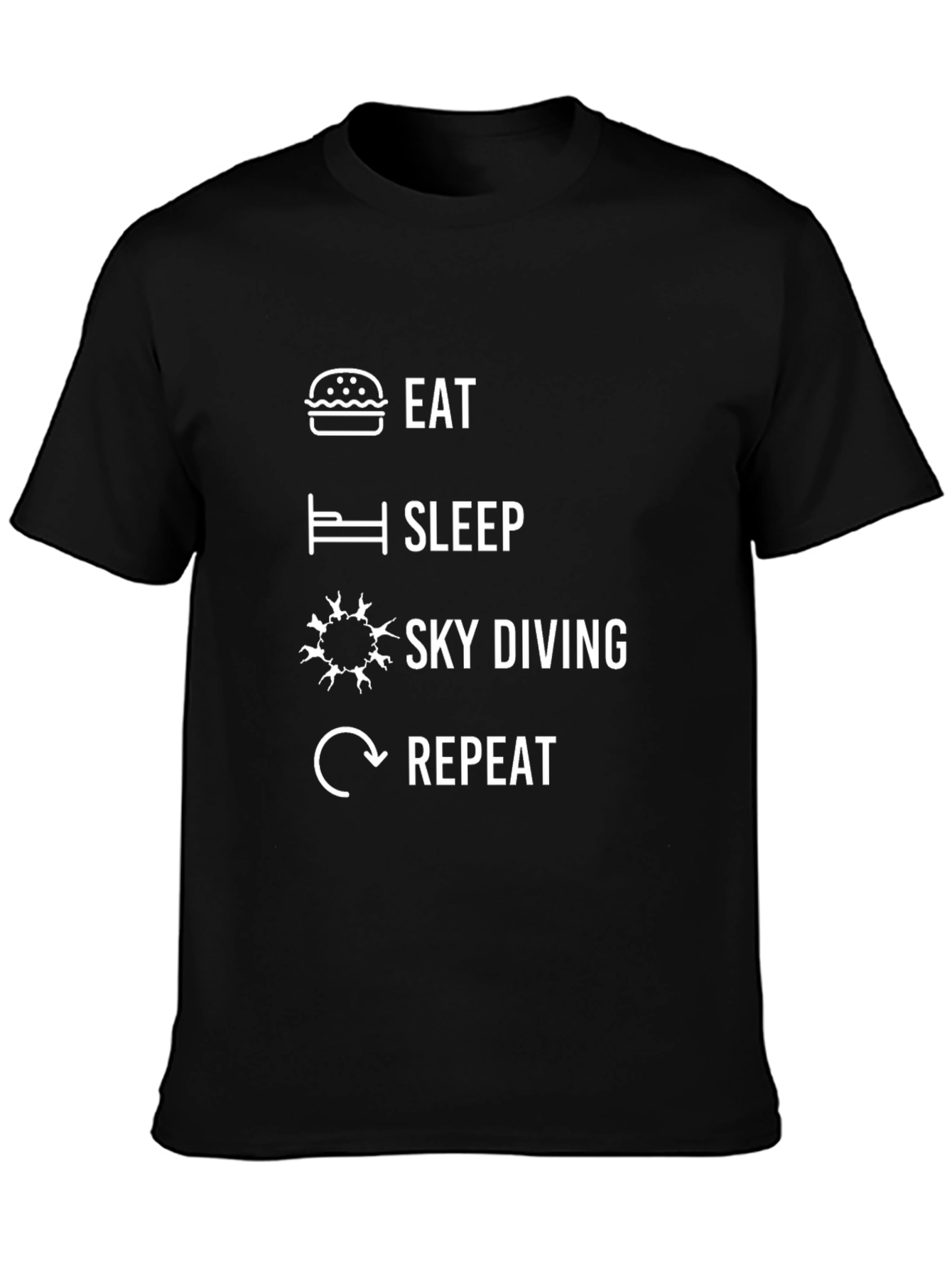 Eat Sleep Skydiving Repeat T-Shirt
