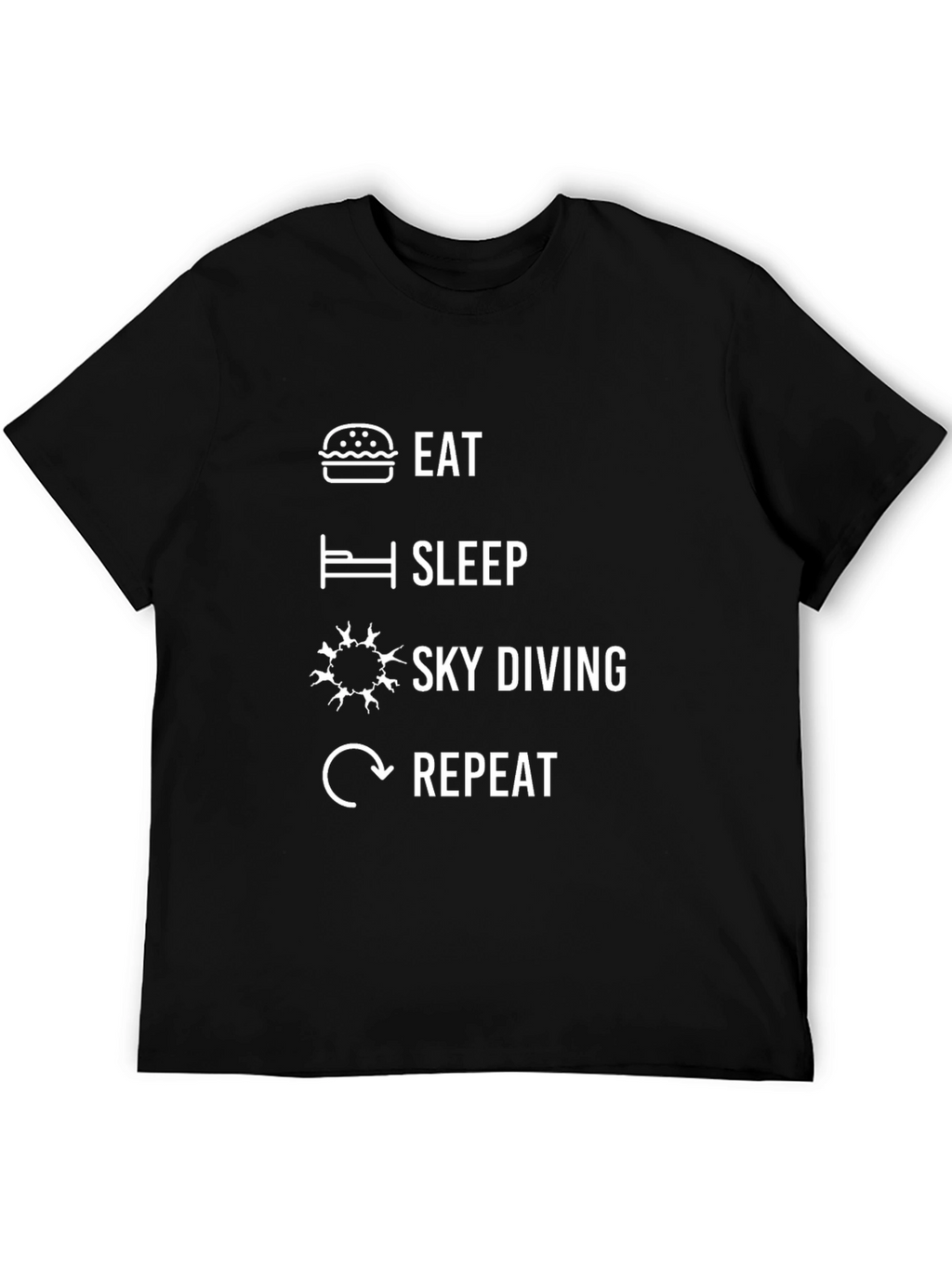 Eat Sleep Skydiving Repeat T-Shirt