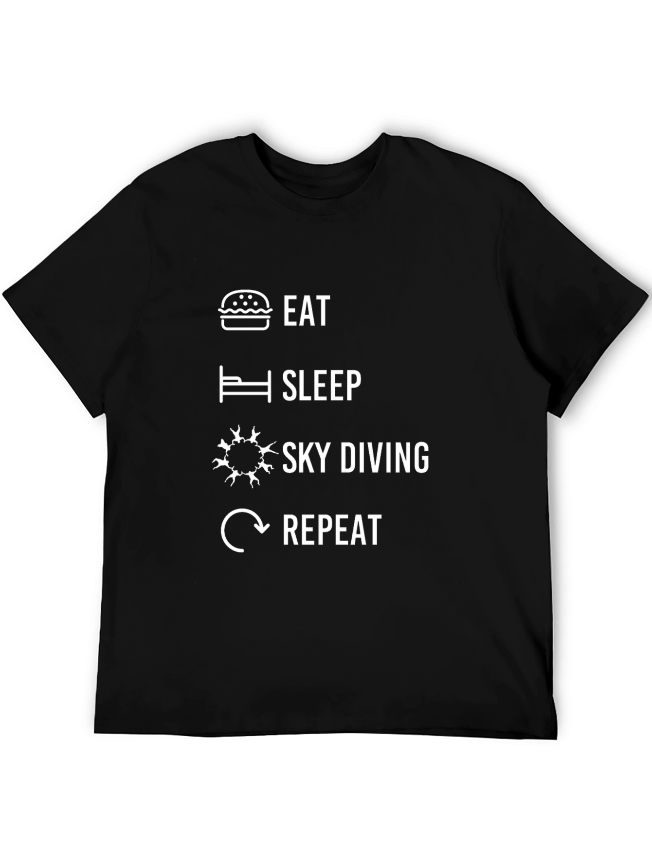 Eat Sleep Skydiving Repeat T-Shirt