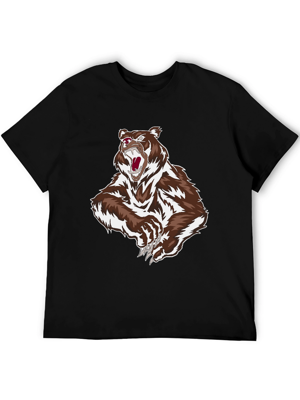 Bear Graphic Black T-Shirt