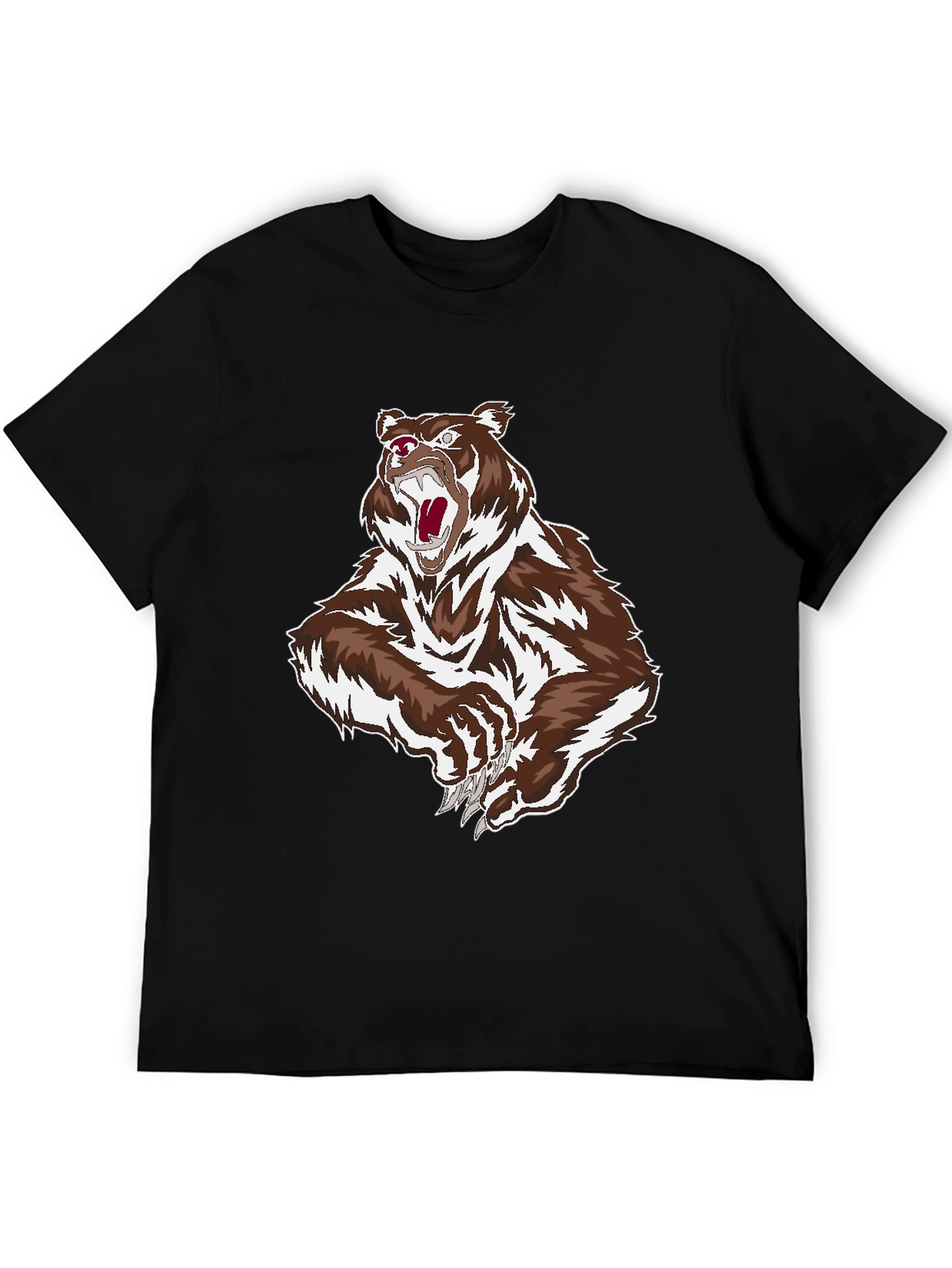 Bear Graphic Black T-Shirt