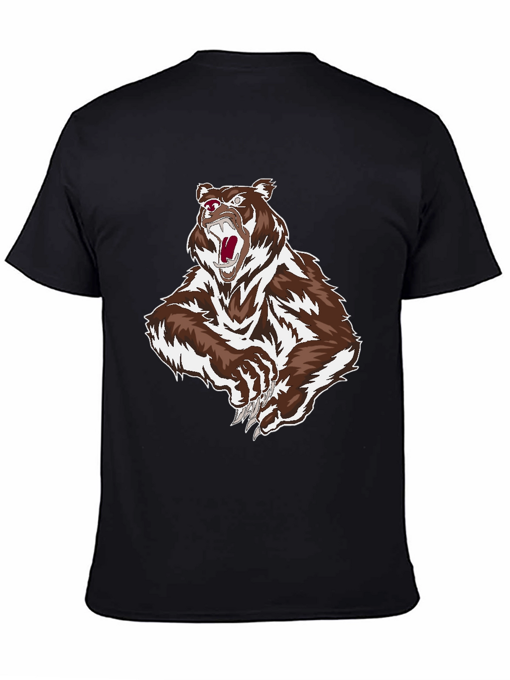 Bear Graphic Black T-Shirt
