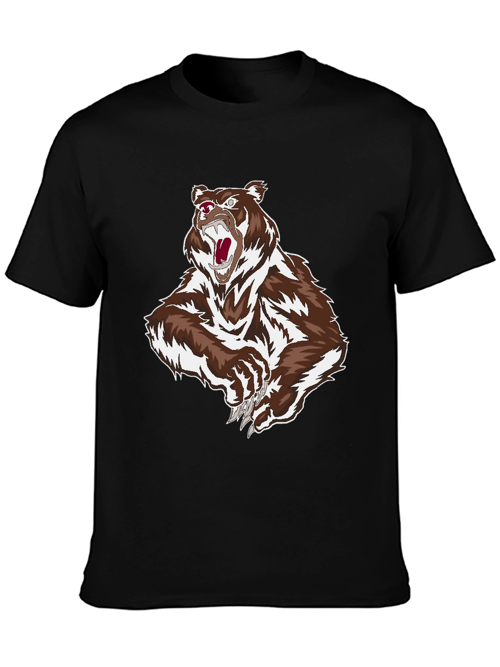 Bear Graphic Black T-Shirt