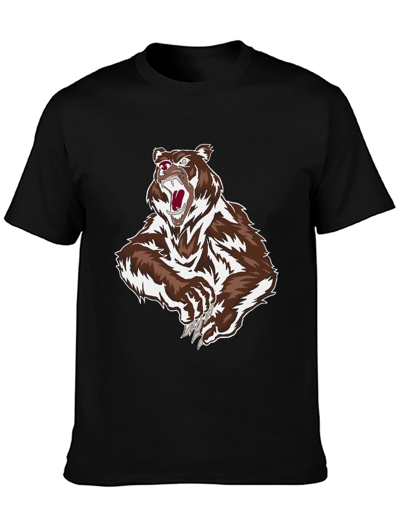 Bear Graphic Black T-Shirt