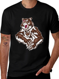 Bear Graphic Black T-Shirt