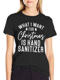Funny Christmas Hand Sanitizer T-Shirt