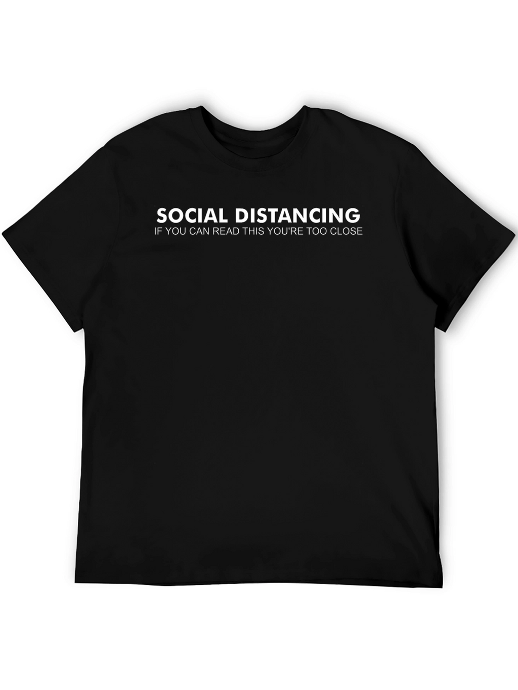 Social Distancing Graphic Tee - Stay Safe & Stylish