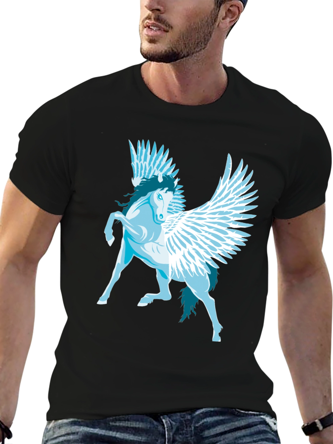 Pegasus Graphic T-Shirt - Mythical Creature Tee