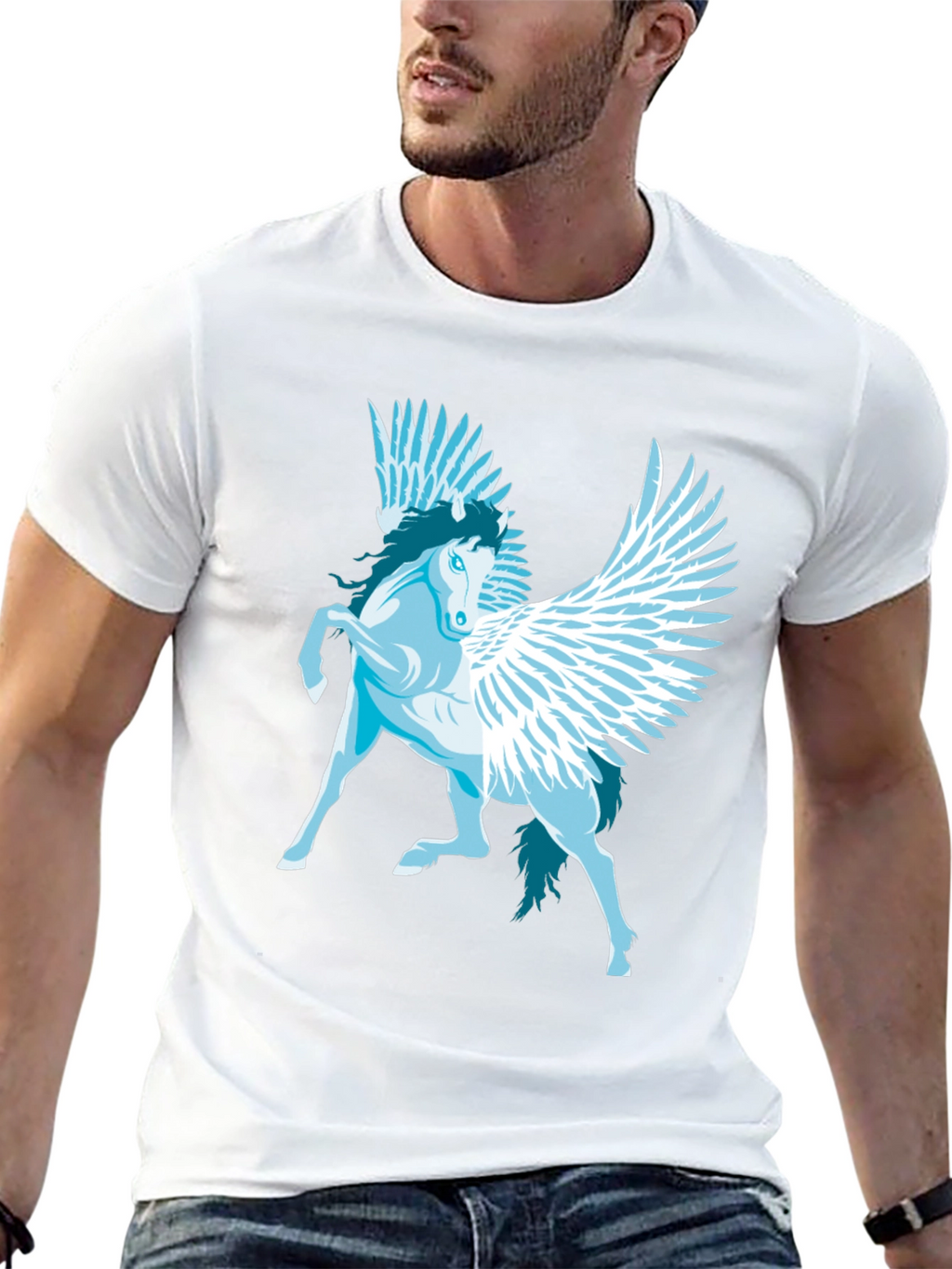 Pegasus Graphic T-Shirt - Mythical Creature Tee