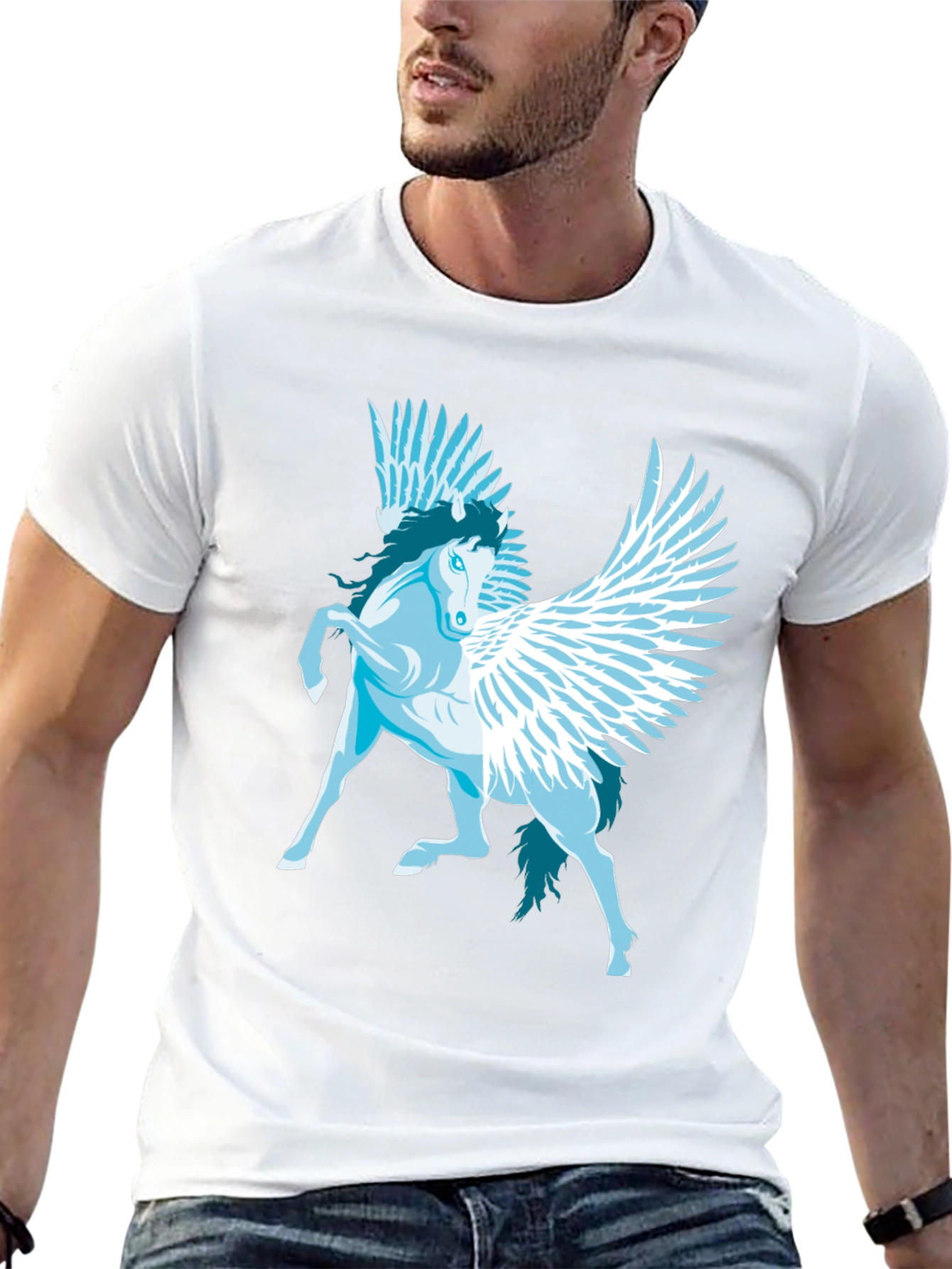 Pegasus Graphic T-Shirt - Mythical Creature Tee