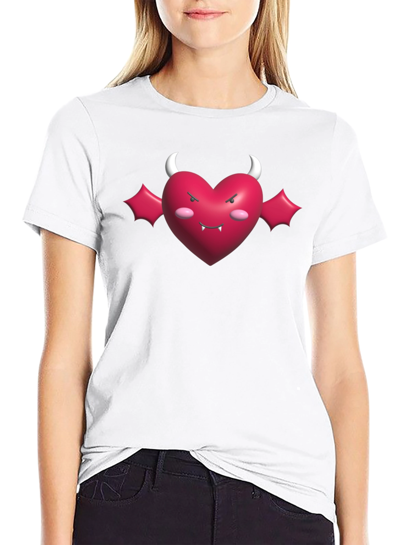 Devil Heart T-Shirt - Fun Edgy Style