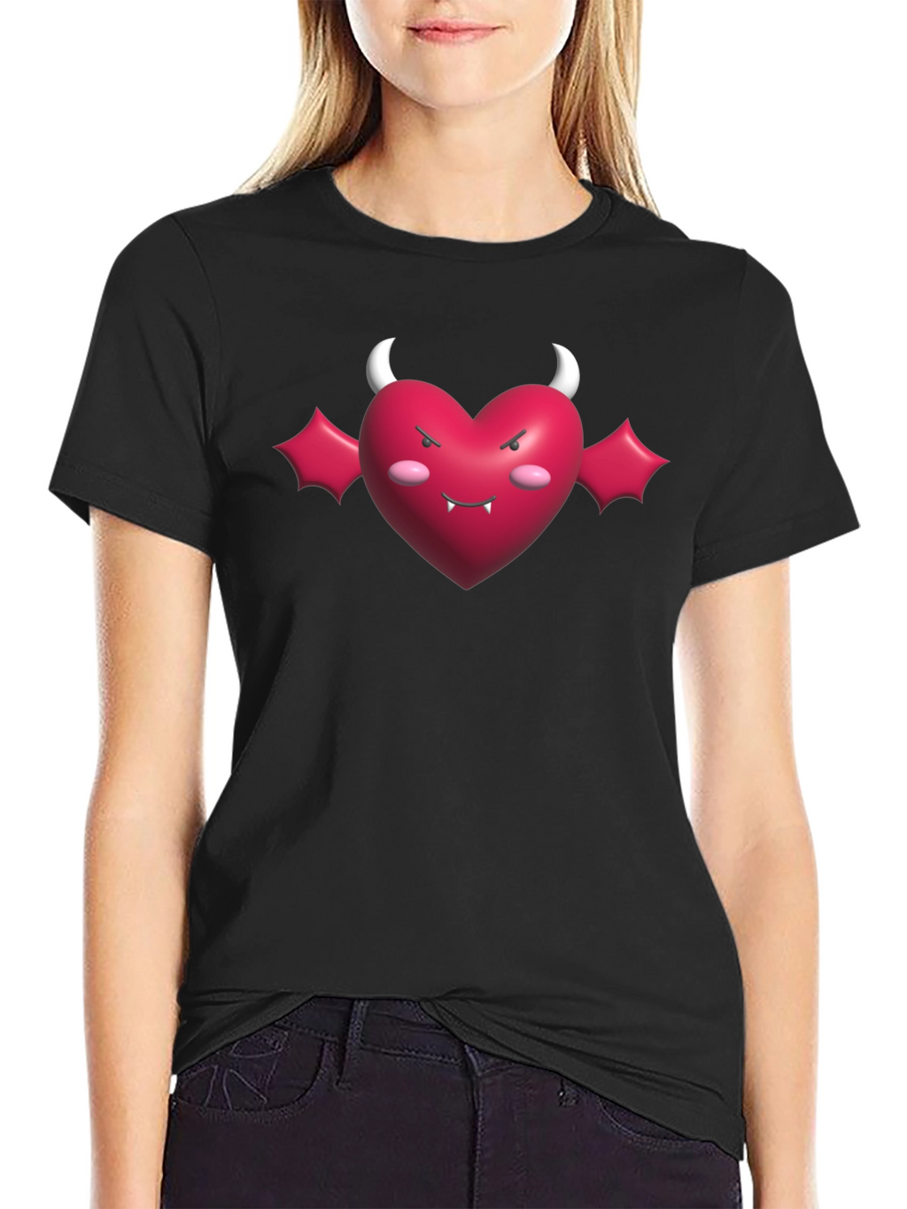 Devil Heart T-Shirt - Fun Edgy Style