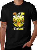 Halloween Costume T-Shirt: Bat Ghost and Pumpkins
