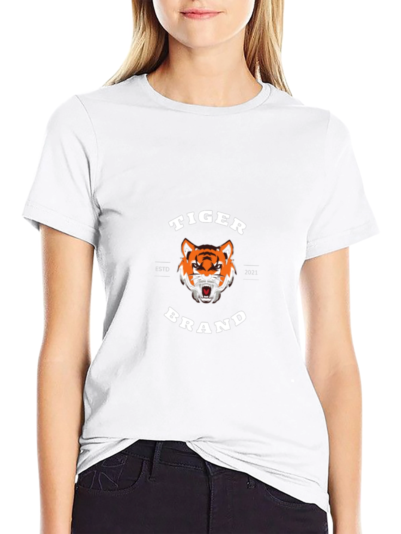 Tiger Brand Black T-Shirt