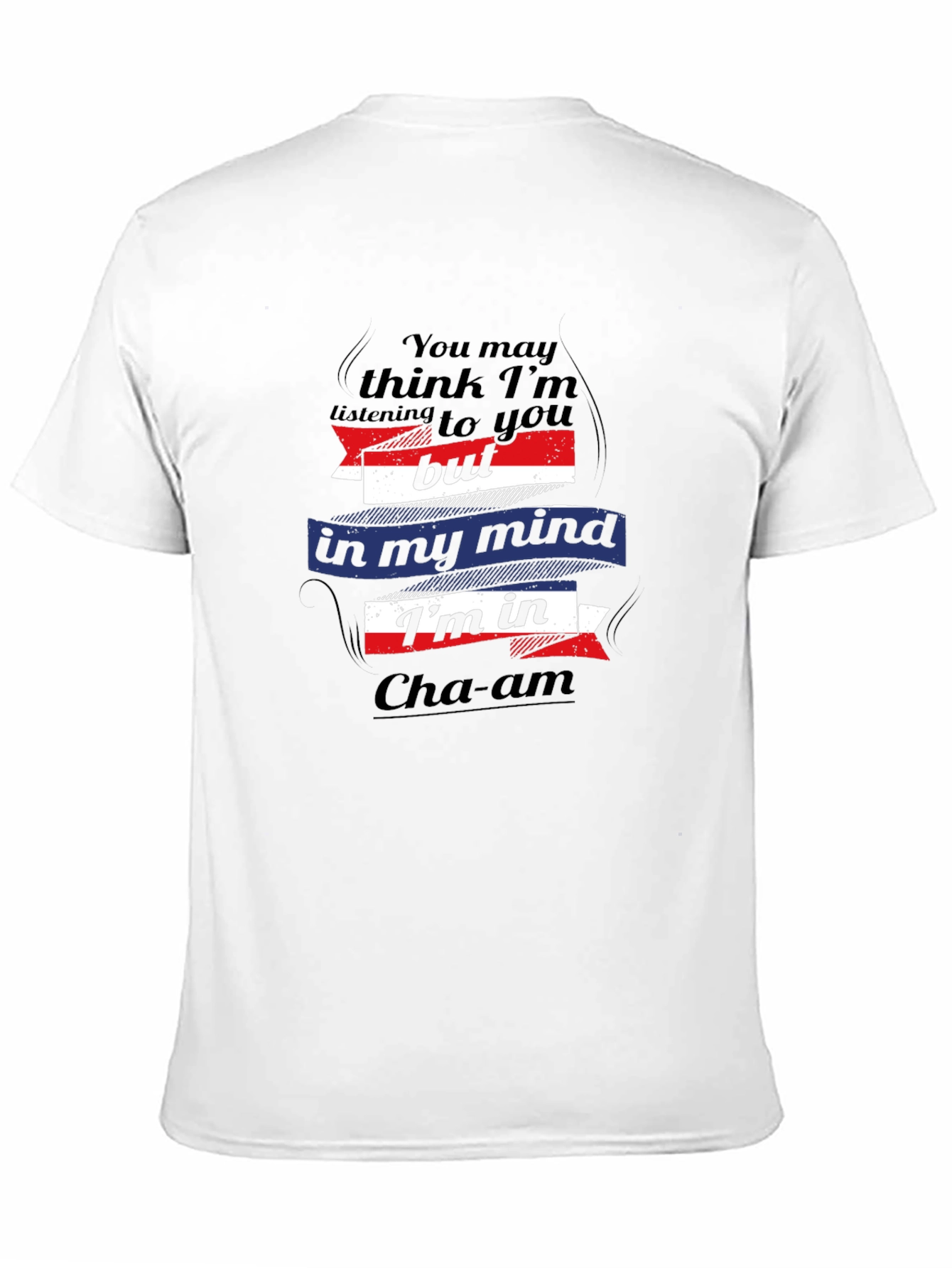 Cha-am Mind T-Shirt: Black Cotton Graphic Tee