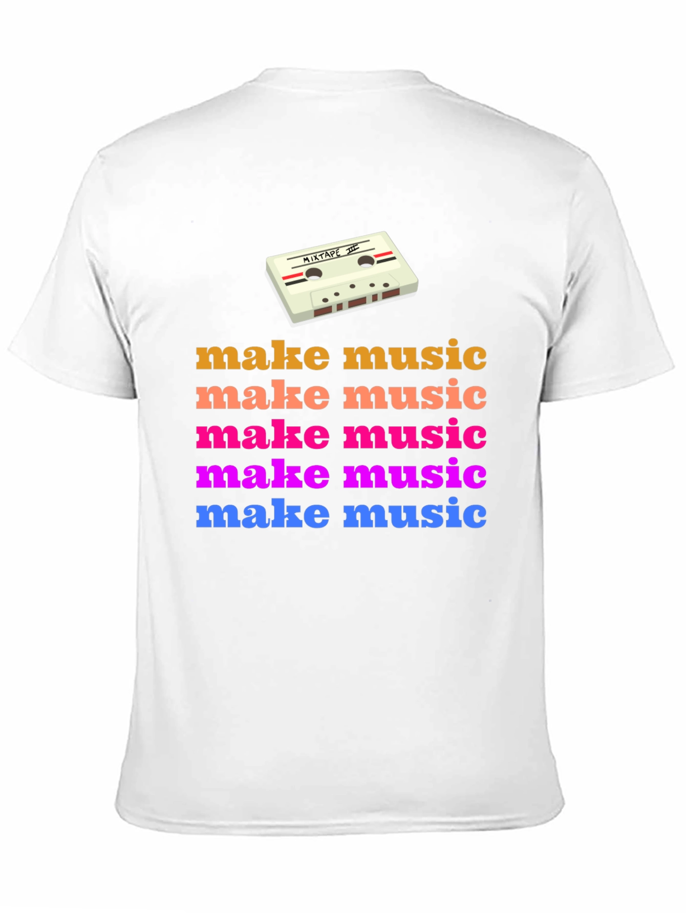 Retro Make Music Graphic Tee