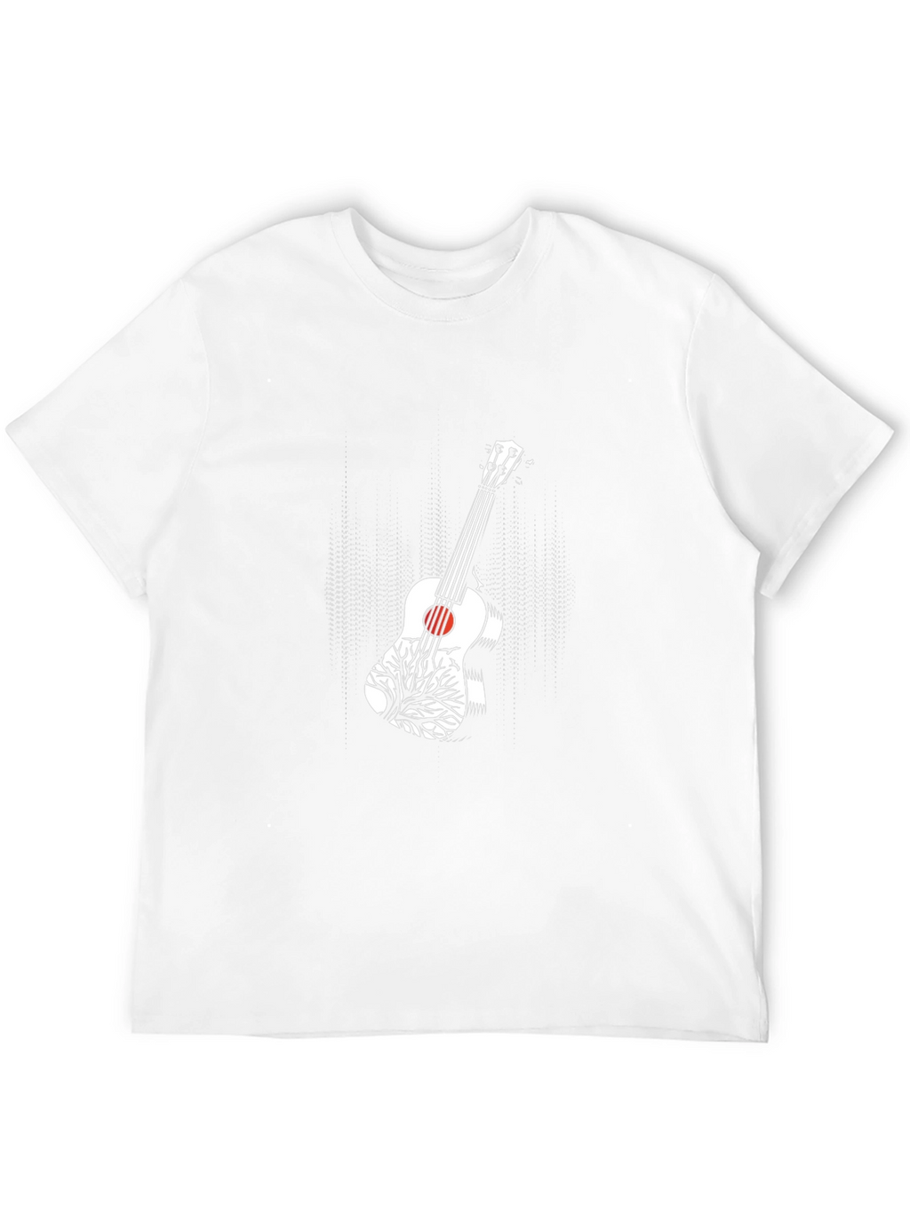 Guitar Tree Graphic T-Shirt - Black