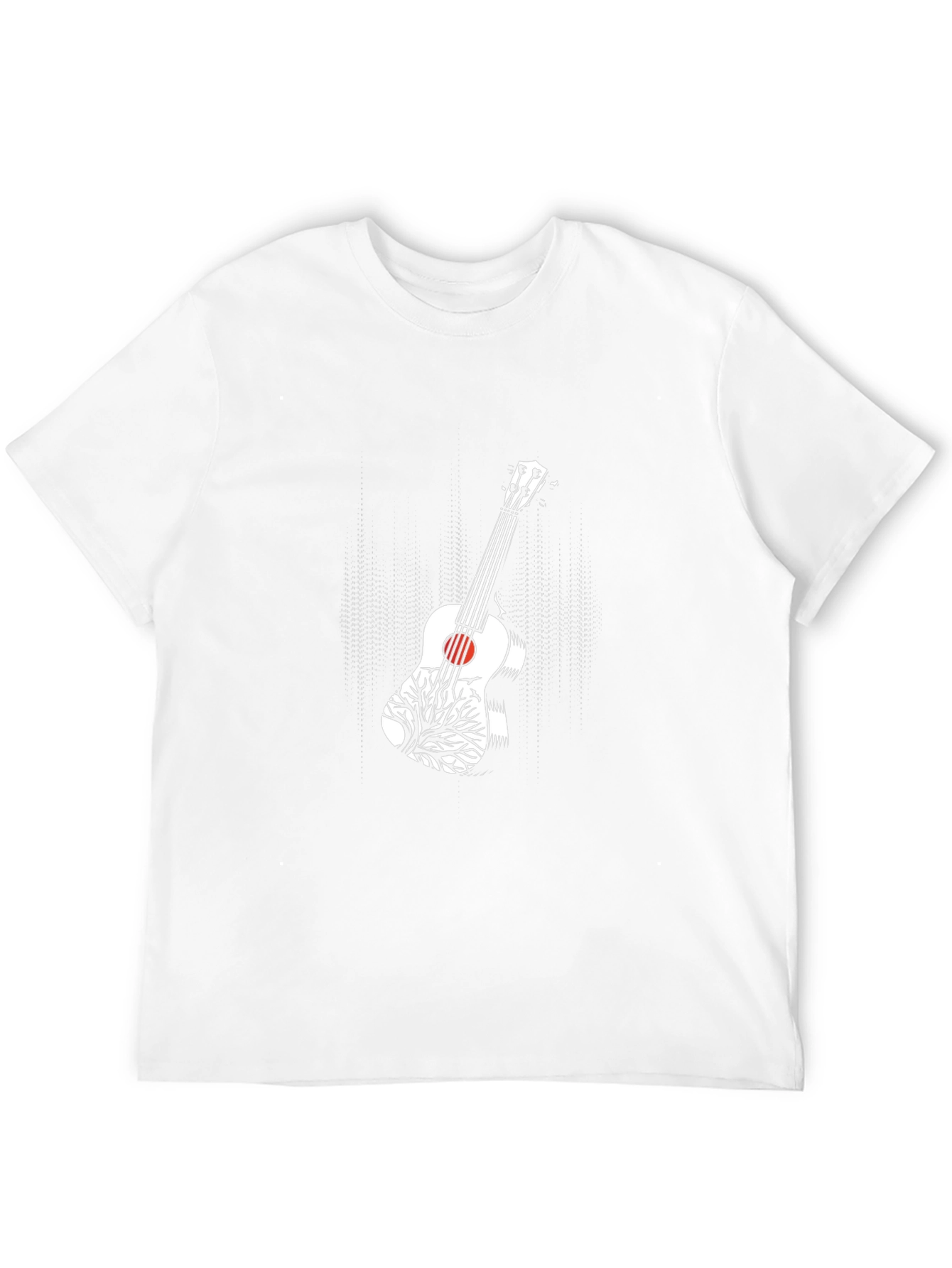 Guitar Tree Graphic T-Shirt - Black