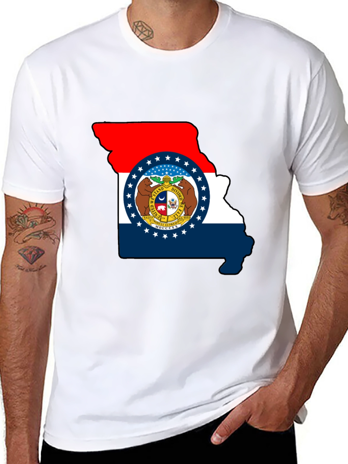 Missouri State Flag T-Shirt - USA Pride Tee