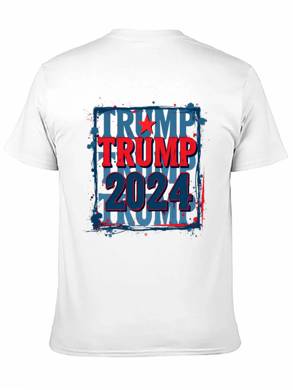 Trump 2024 Graphic Tee - Patriotic Black T-Shirt