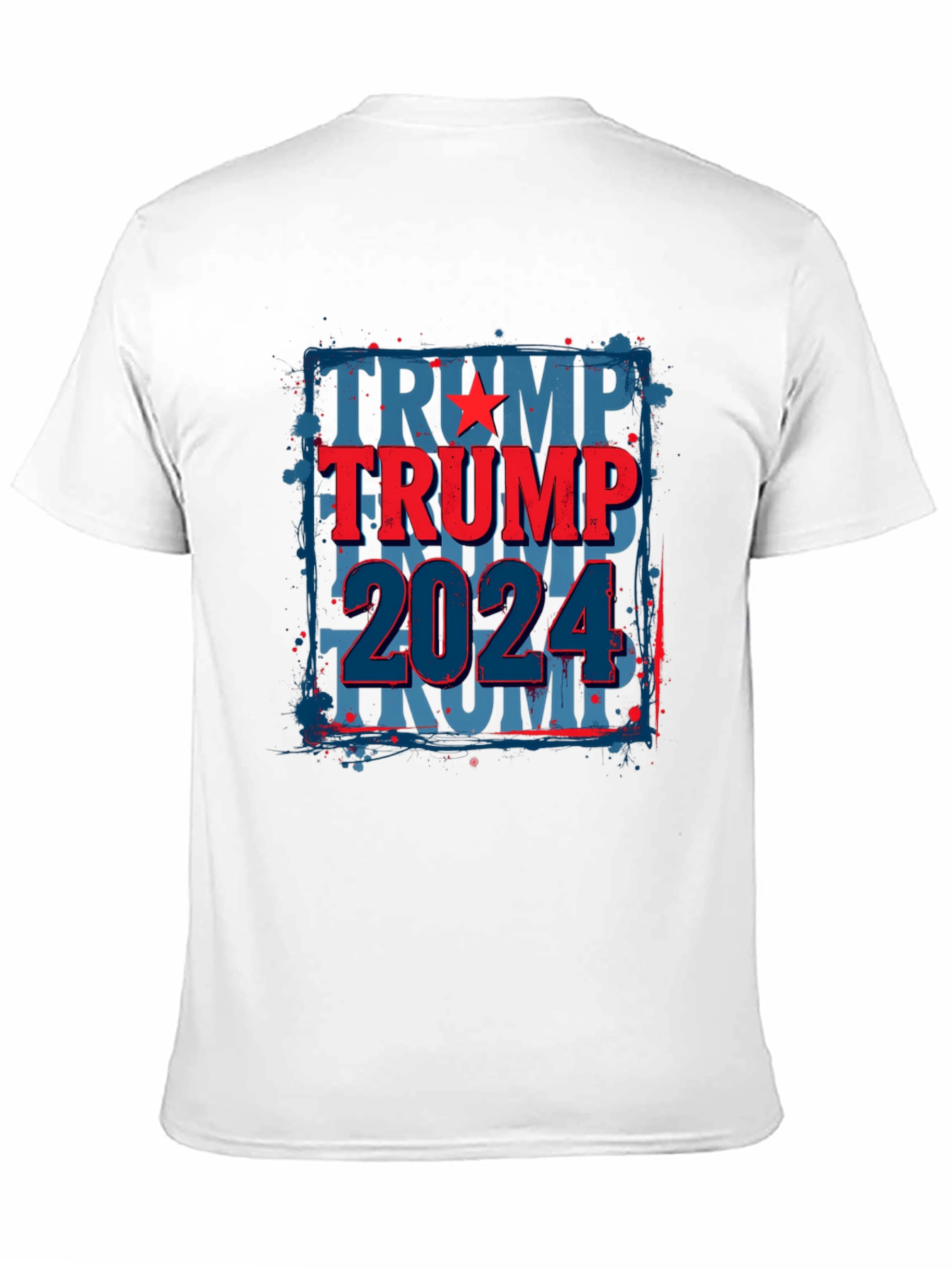 Trump 2024 Graphic Tee - Patriotic Black T-Shirt