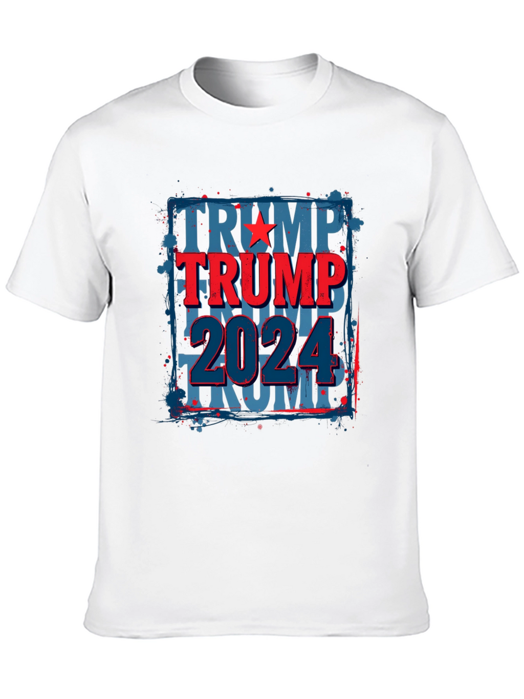 Trump 2024 Graphic Tee - Patriotic Black T-Shirt