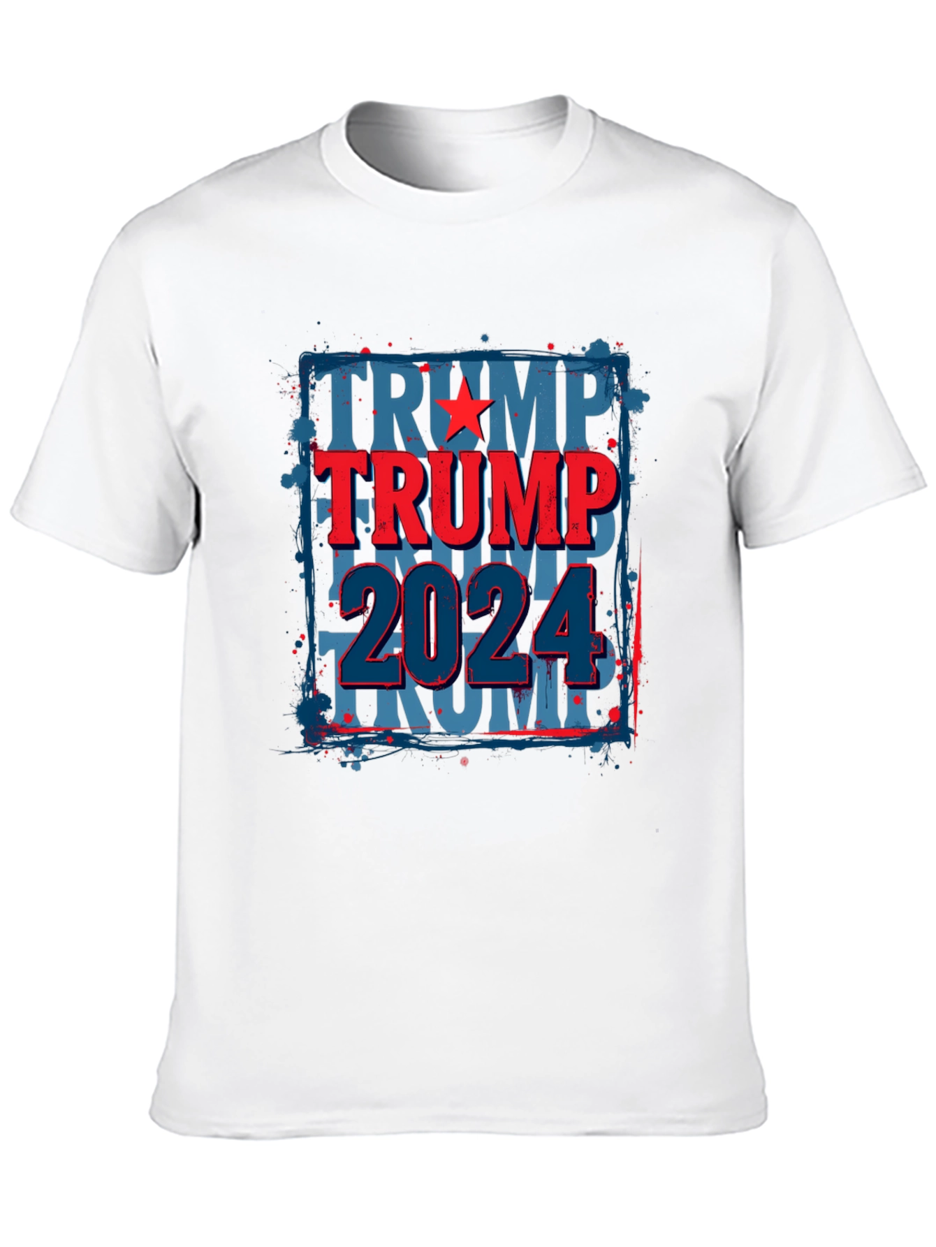 Trump 2024 Graphic Tee - Patriotic Black T-Shirt