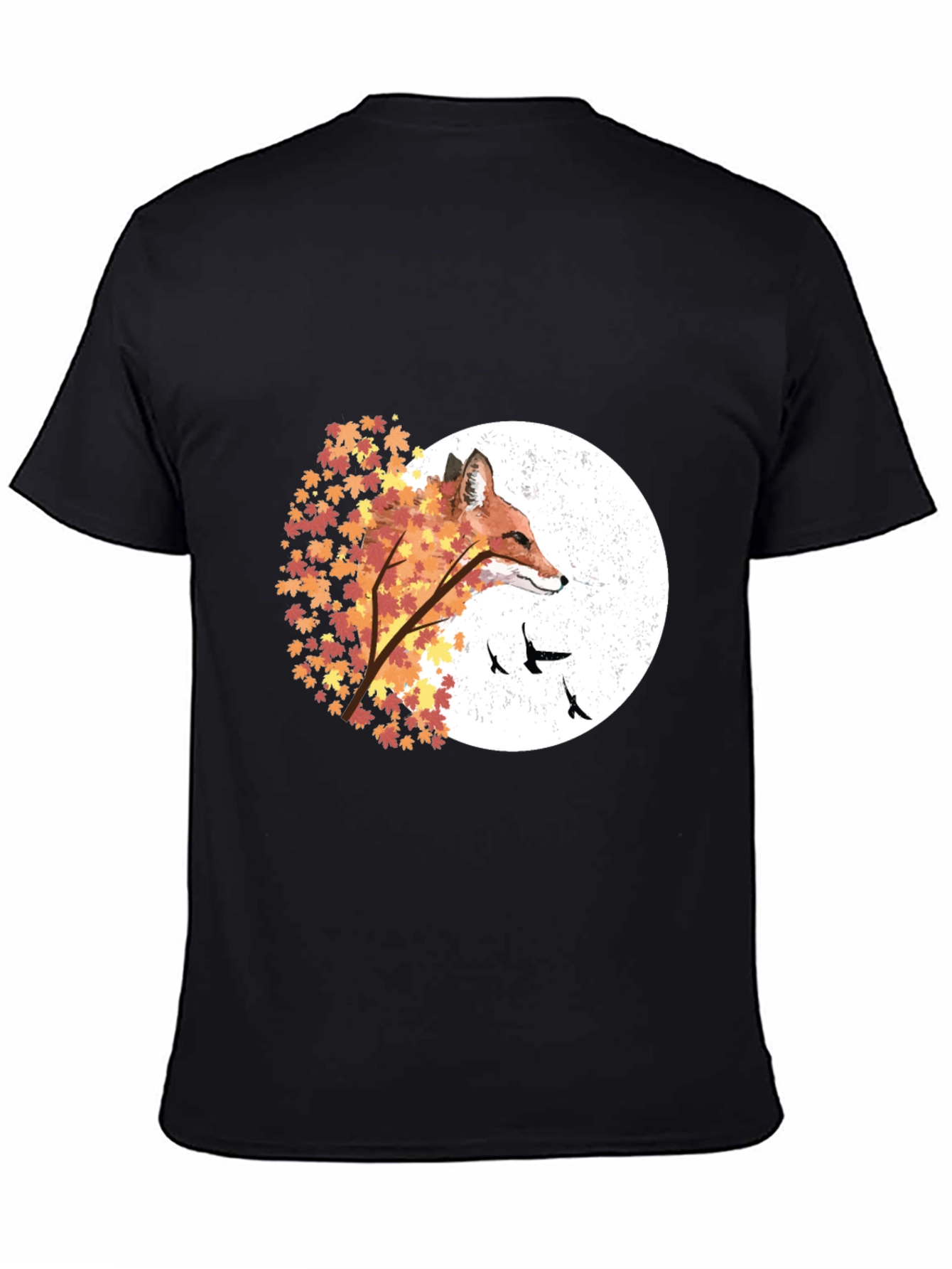 Autumn Fox Graphic Tee - Nature Inspired Design