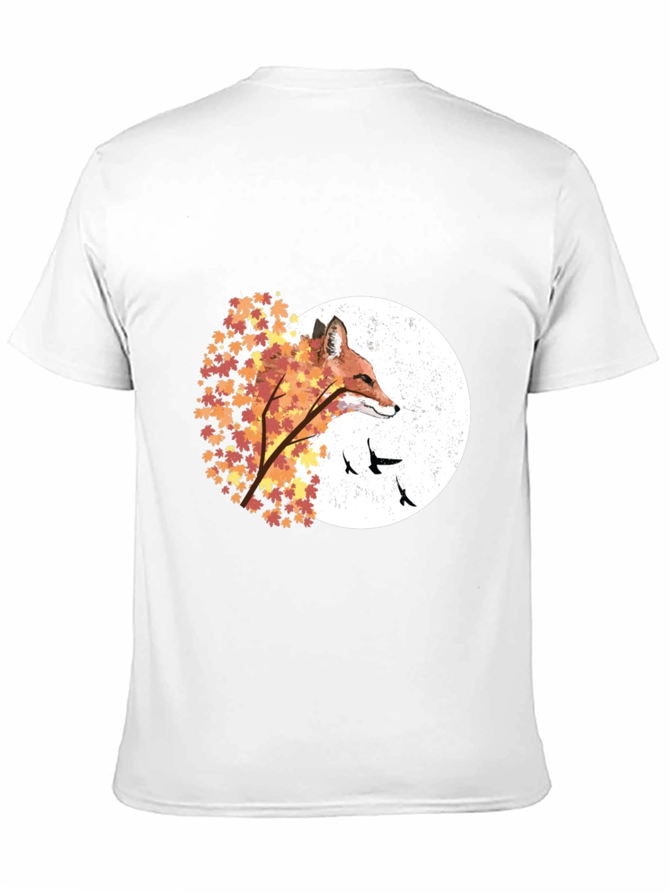Autumn Fox Graphic Tee - Nature Inspired Design