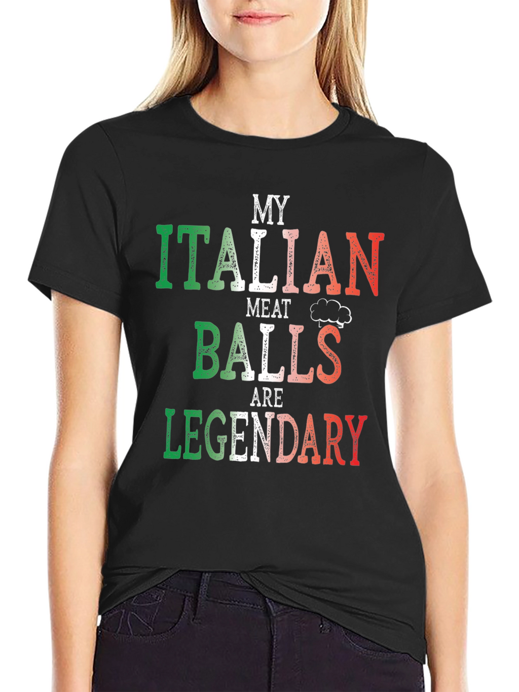 Italian Meatballs T-Shirt - Legendary Funny Foodie Tee