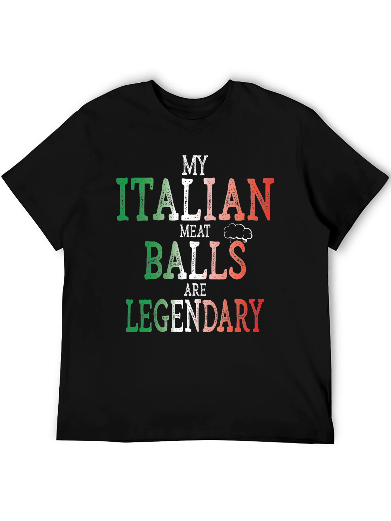 Italian Meatballs T-Shirt - Legendary Funny Foodie Tee