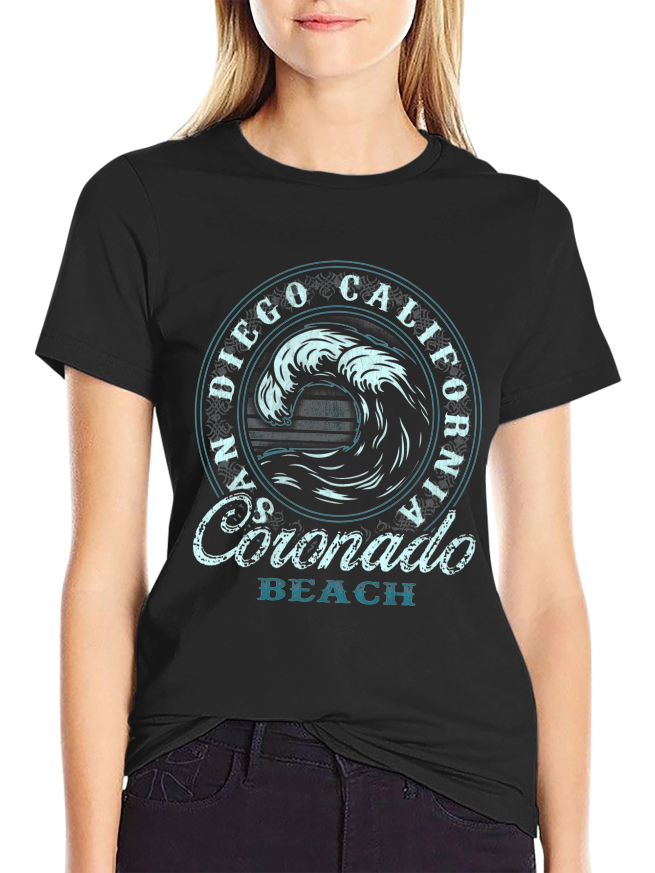 San Diego California Coronado Beach T-Shirt