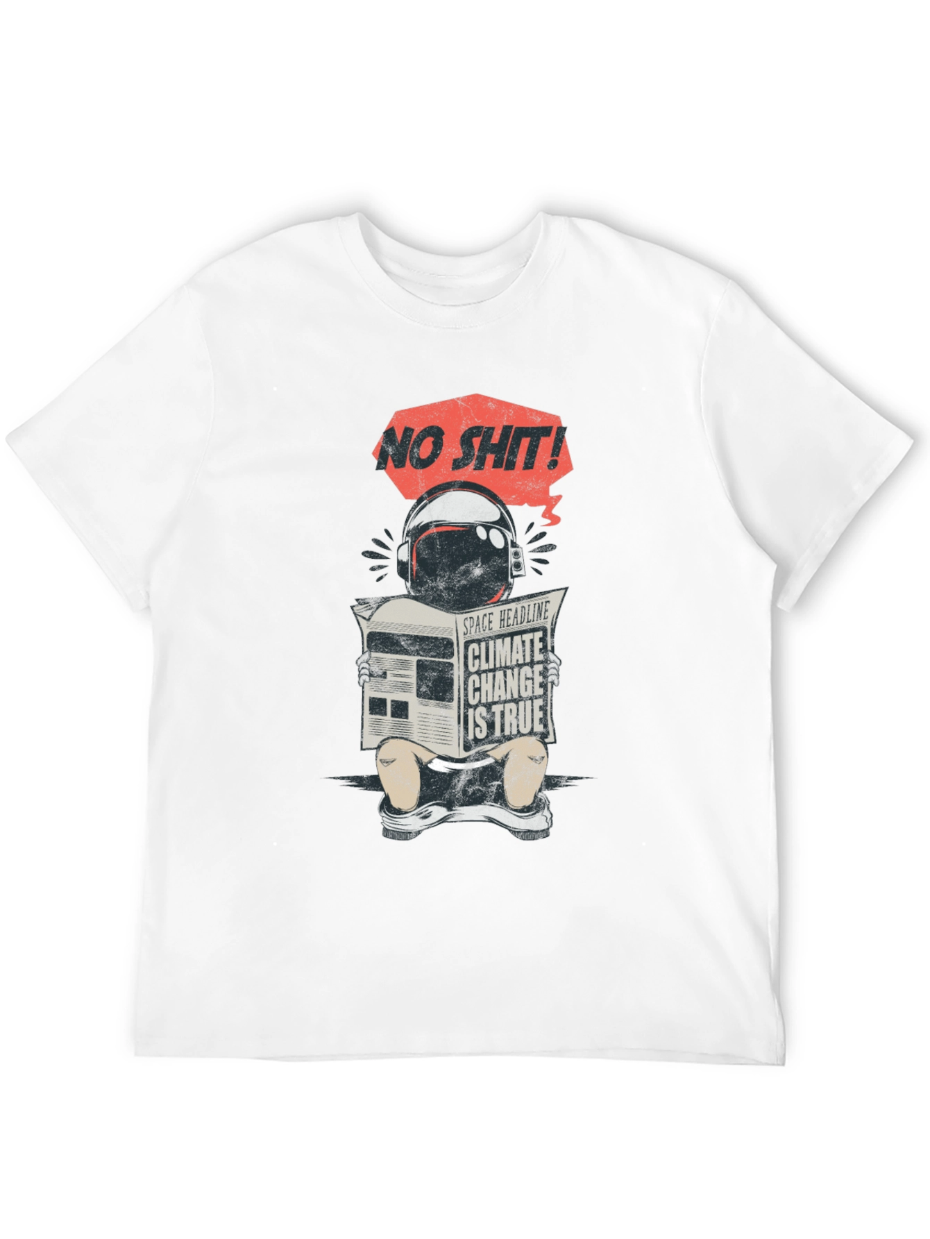 Climate Change Astronaut T-Shirt