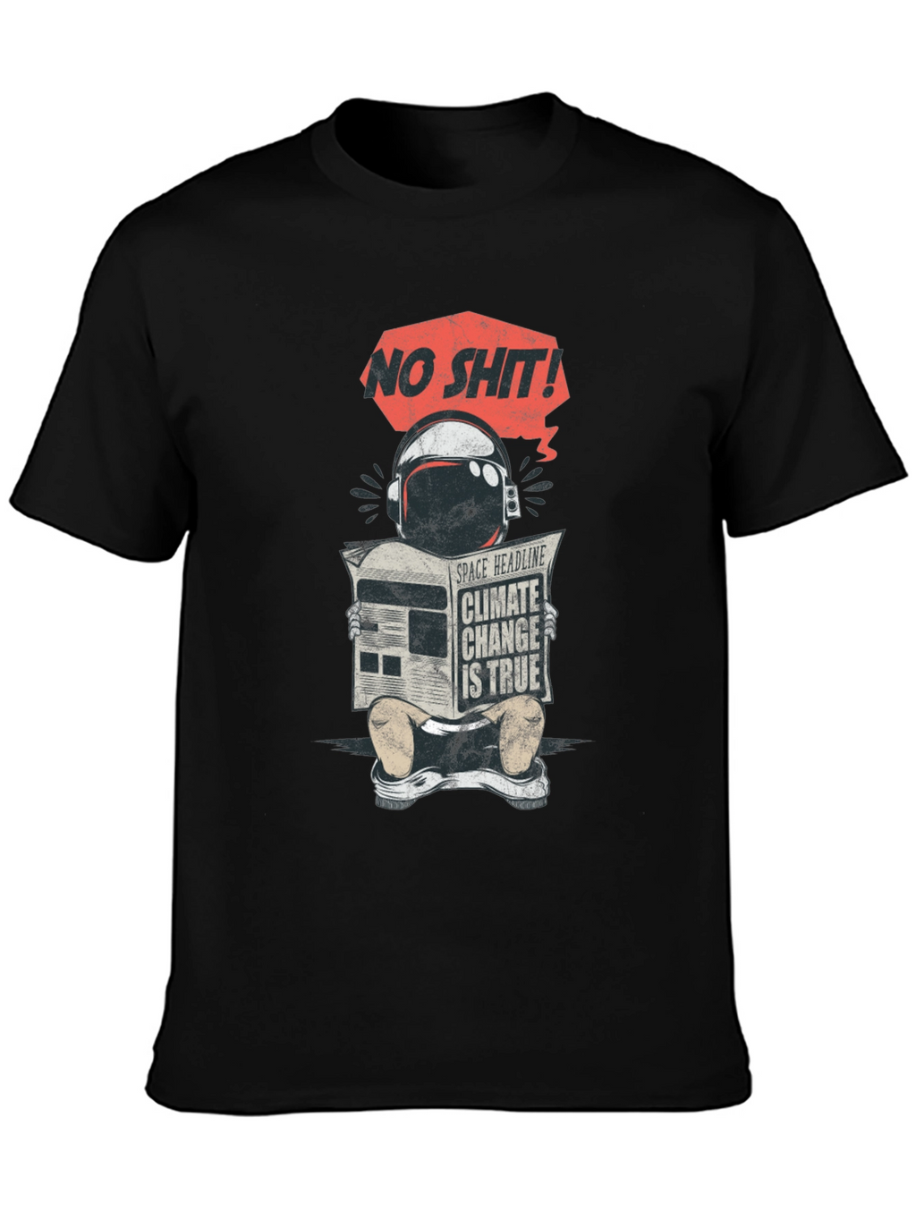 Climate Change Astronaut T-Shirt