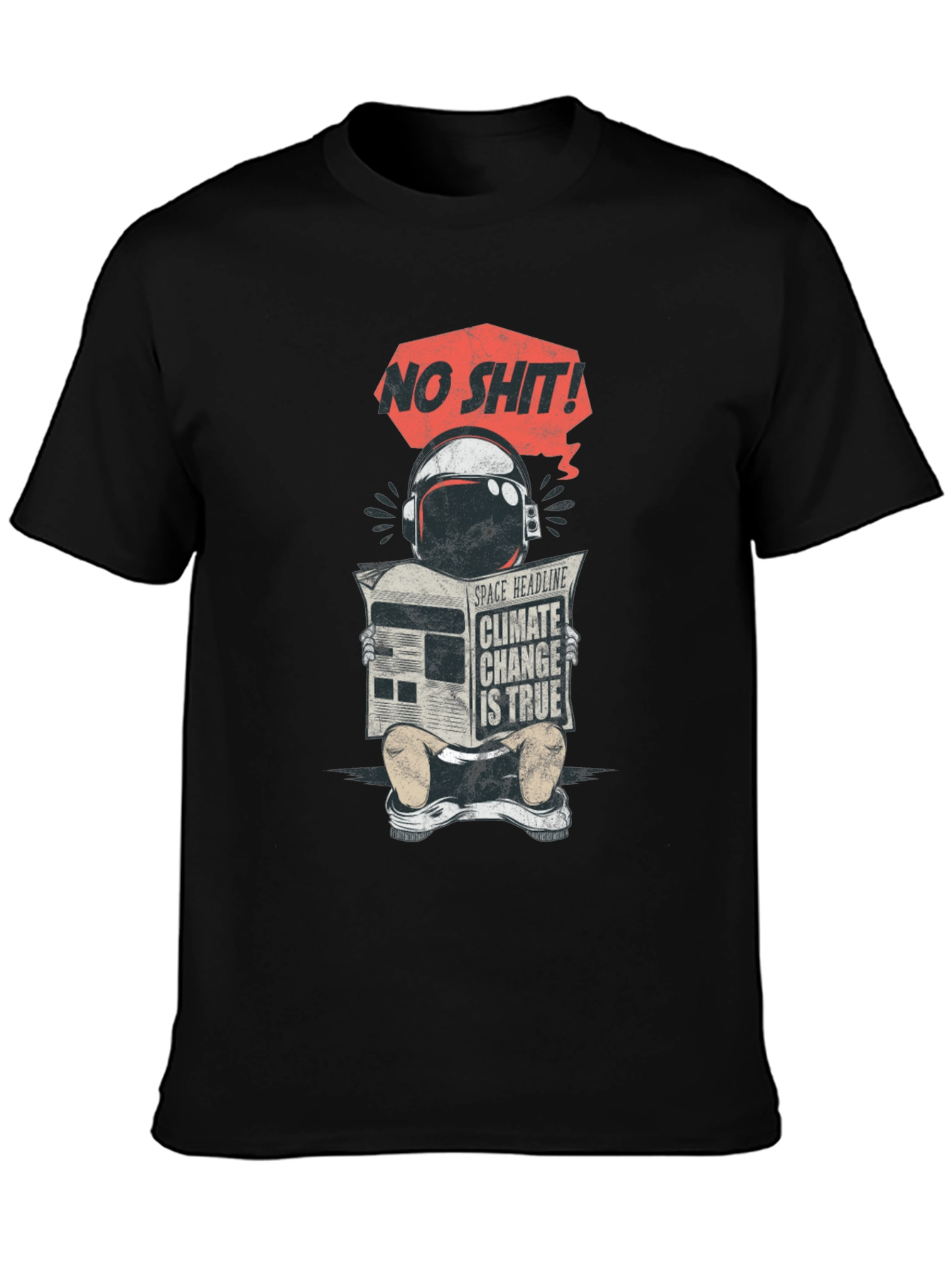 Climate Change Astronaut T-Shirt