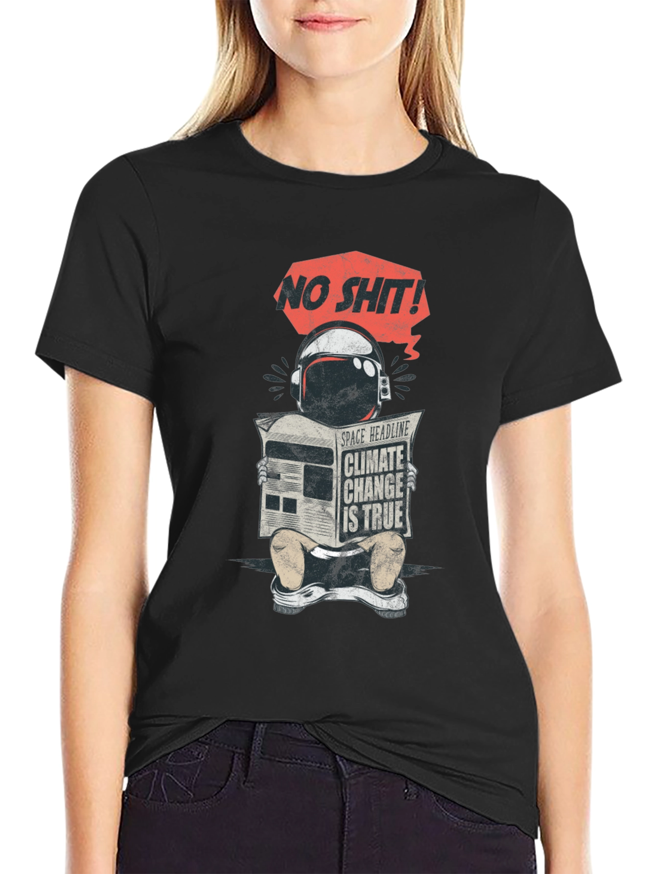 Climate Change Astronaut T-Shirt