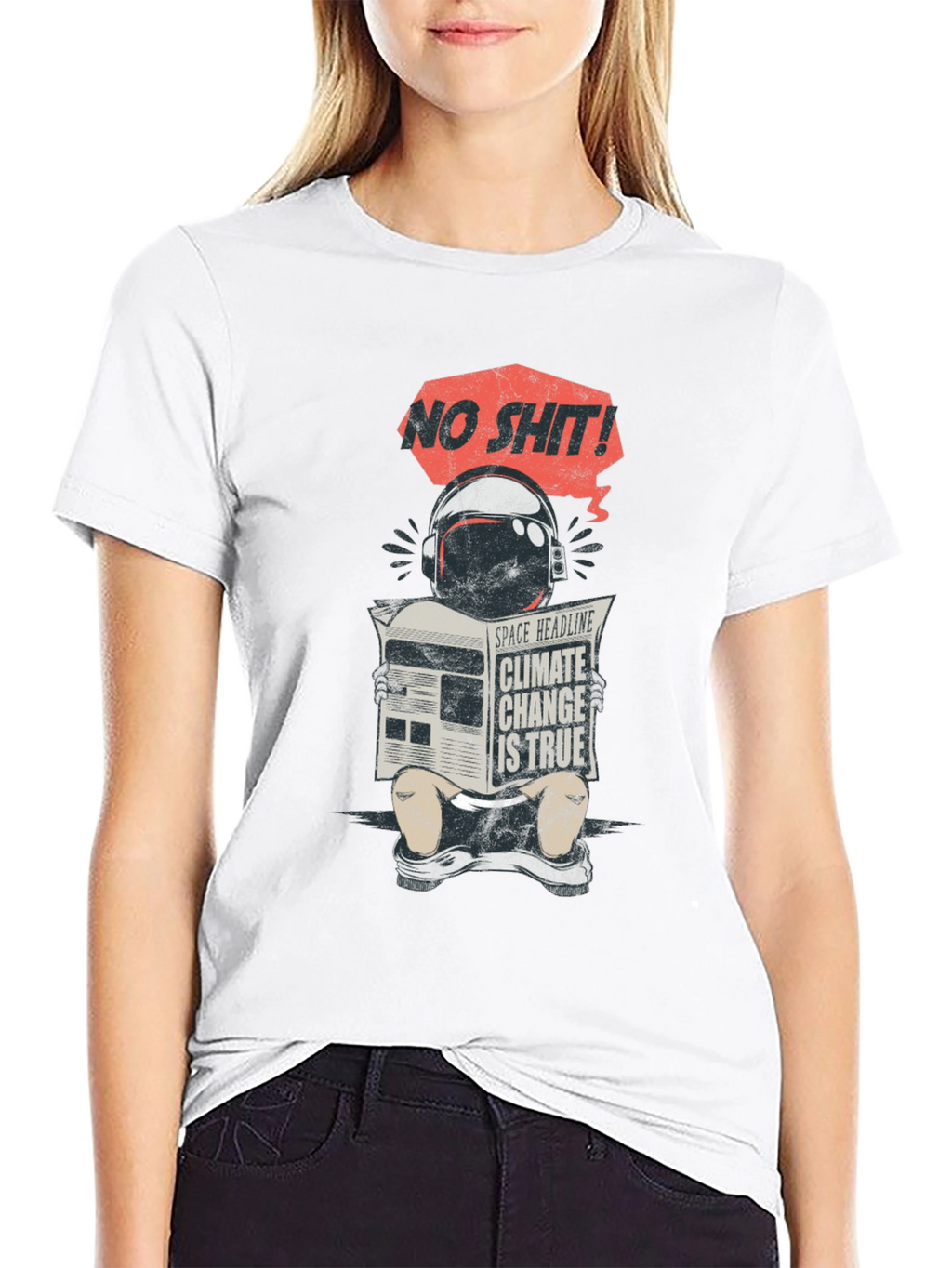 Climate Change Astronaut T-Shirt